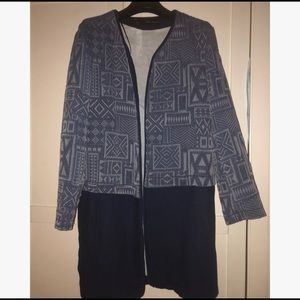 Zara Jackets & Coats - Zara Geometric Pattern Coat Zara Jackets & Coats - Zara Geometric Pattern Coat